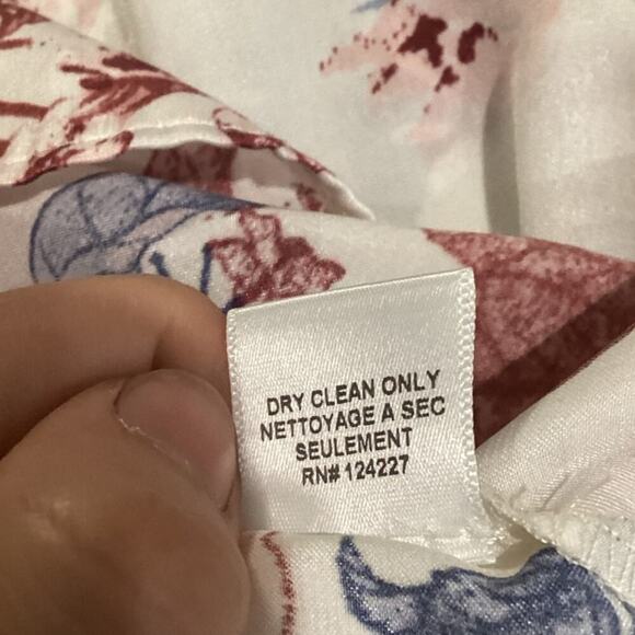 Misa Los Angeles Womens Leona Top Small White Floral Bell Sleeve Boho Romantic - Picture 12 of 12